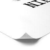 STUPIDITY Schreibmaschinenphilosophie zitieren Nie Poster (Ecke)