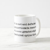 Stupidity-Tasse Kaffeetasse (VorderseiteRechts)