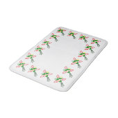 Sturdy Bath Mat mit farbenfrohen Blume Badematte (Schrägansicht)