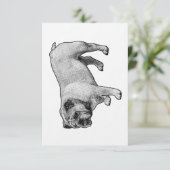 Sturdy Dot Welcome Einladung (Stehend Vorderseite)