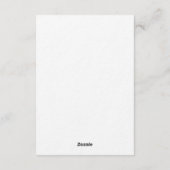 Sturdy Dot Welcome Einladung (Rückseite)