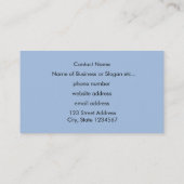 Sturdy Lighthouse an einer Felsküste im Winter Visitenkarte (Rückseite)