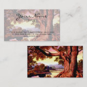 Sturdy Oak Business Card Visitenkarte (Vorne/Hinten)