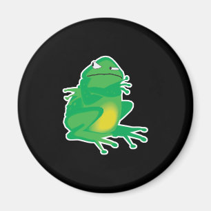 sturer kleiner Frosch Magnet
