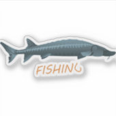 Sturgeon Aufkleber (Vorderseite)