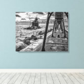 Sturgeon Bay Lighthouse Canvas Print Leinwanddruck (Insitu (Holzboden))