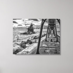 Sturgeon Bay Lighthouse Canvas Print Leinwanddruck