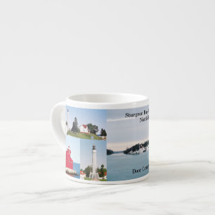 Sturgeon Bay Ship Canal Lights Espresso Tasse