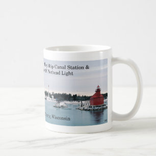 Sturgeon Bay Ship Canal Lights Tasse