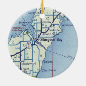 Sturgeon Bay WI Keramik Ornament (Hinten)
