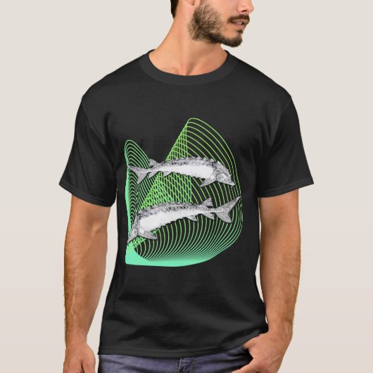Sturgeon Cyberspace T-Shirt (Vorderseite)