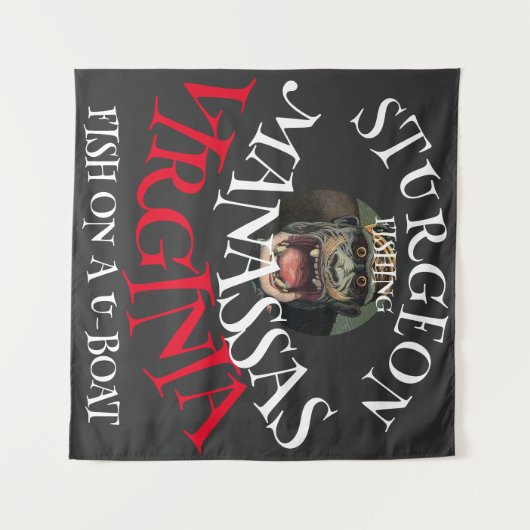 STURGEON FISCHEREIBULL FAHRT AUF EINEM U-BOOT WANDTEPPICH (Vorderseite (Horizontal))