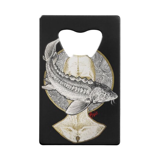 STURGEON GOT GELDBEUTEL FLASCHENÖFFNER (Vorderseite)