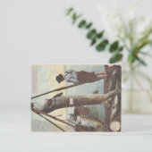 Sturgeon & Lachs Fangkarte Postkarte (Stehend Vorderseite)