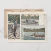 Sturgeon Lmon Wheel Postcard Postkarte (Vorne/Hinten)