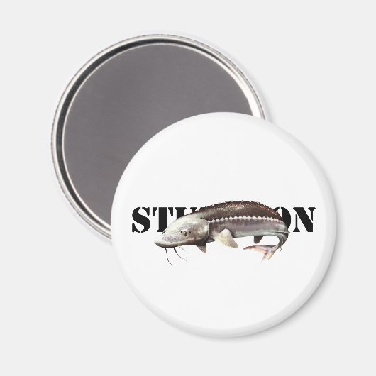 Sturgeon Magnet (Vorderseite/Rückseite)