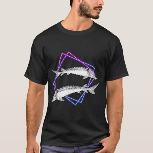 Sturgeon Neon T-Shirt (Vorderseite)