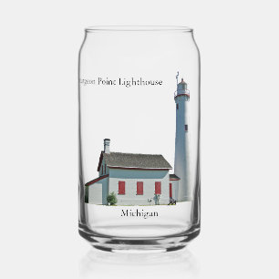 Sturgeon Point Leuchtturm kann Glas