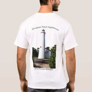 Sturgeon Point Lighthouse 2-seitiges Shirt