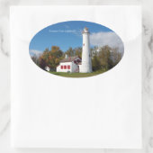 Sturgeon Point Lighthouse Aufkleber (Tasche)