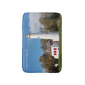 Sturgeon Point Lighthouse bathmat Badematte (Vorderseite Vertikal)
