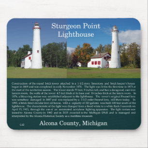 Sturgeon Point Lighthouse History Mousepad