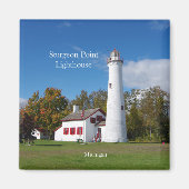 Sturgeon Point Lighthouse-Magnet Magnet (Vorne)