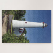 Sturgeon Point Lighthouse mit Schiffspuzzle Puzzle (Horizontal)