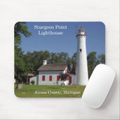 Sturgeon Point Lighthouse mousepad (Mit Mouse)