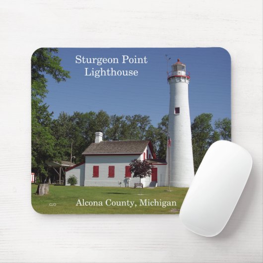 Sturgeon Point Lighthouse mousepad (Mit Mouse)