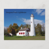 Sturgeon Point Lighthouse Postkarte (Vorderseite)