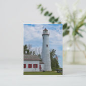 Sturgeon Point Lighthouse Postkarte (Stehend Vorderseite)