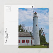 Sturgeon Point Lighthouse Postkarte (Vorne/Hinten)