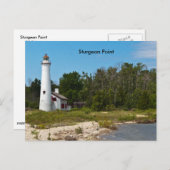 Sturgeon Point Postkarte (Vorne/Hinten)
