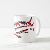 Sturgeon-Tasse - TSS-rot Kaffeetasse (VorderseiteRechts)
