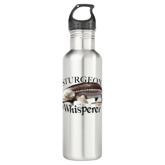 Sturgeon Whisperer Edelstahlflasche (Vorderseite)