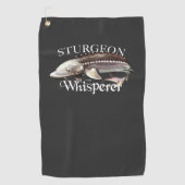 Sturgeon Whisperer Fisch Handtuch (Vorderseite)