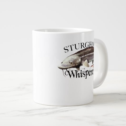 Sturgeon Whisperer Jumbo-Tasse (Vorderseite Rechts)