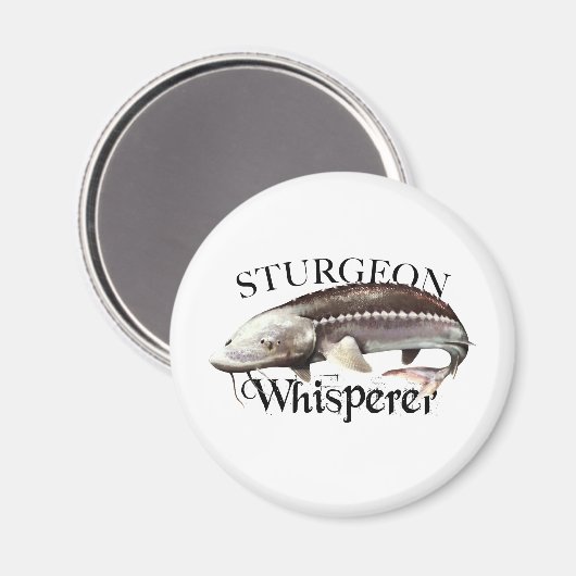 Sturgeon Whisperer Magnet (Vorderseite/Rückseite)
