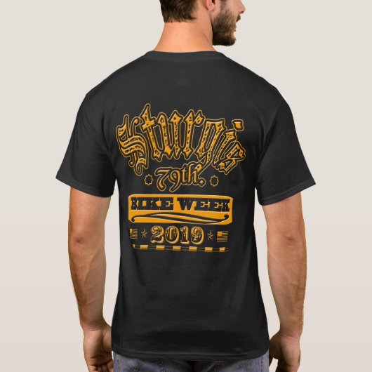 STURGIS 79. FAHRRAD-WOCHEN-KUNDGEBUNG DURCH T-Shirt (Rückseite)