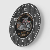 Sturgis Bike Kundgebung 2023 Motorrad Große Wanduhr (Winkel)