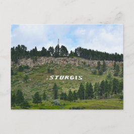 Sturgis Hillside Sign, South Dakota Postkarte