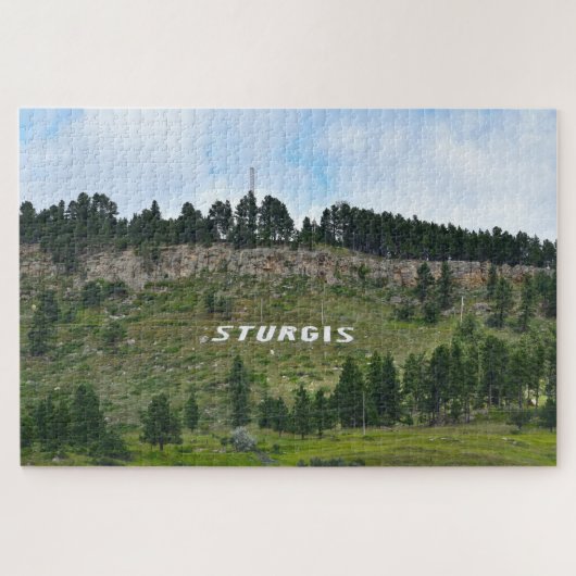 Sturgis Hillside Sign, South Dakota Puzzle (Horizontal)