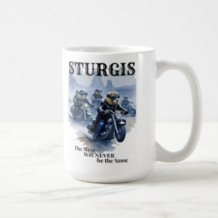 Sturgis Lustige Präriehund-Biker-Gang Western Humo Kaffeetasse