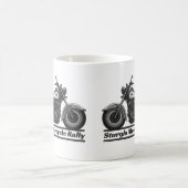 Sturgis Motorrad Kundgebung Schwarz-Weiß-Biker Kaffeetasse (Mittel)