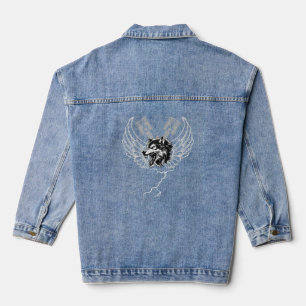 STURGIS MOTORRAD-RASTERSAMMLUNG WOLF BIKER ROAD & JEANSJACKE
