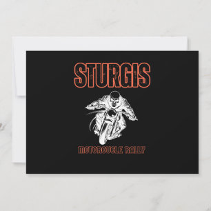 STURGIS MOTORRAD-TREFFEN, BIKE-TREFFEN VINTAGE EINLADUNG