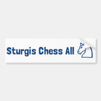 Sturgis Schach aller Ritter-Autoaufkleber