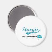 Sturgis South Dakota City Classic Magnet (Vorderseite/Rückseite)