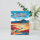 Sturgis South Dakota Postkarte (Stehend Vorderseite)